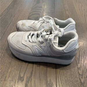 New Balance White Sneakers